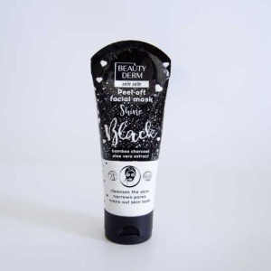 BEAUTY DERM Veido kaukė-plėvelė, juoda, 75 ml